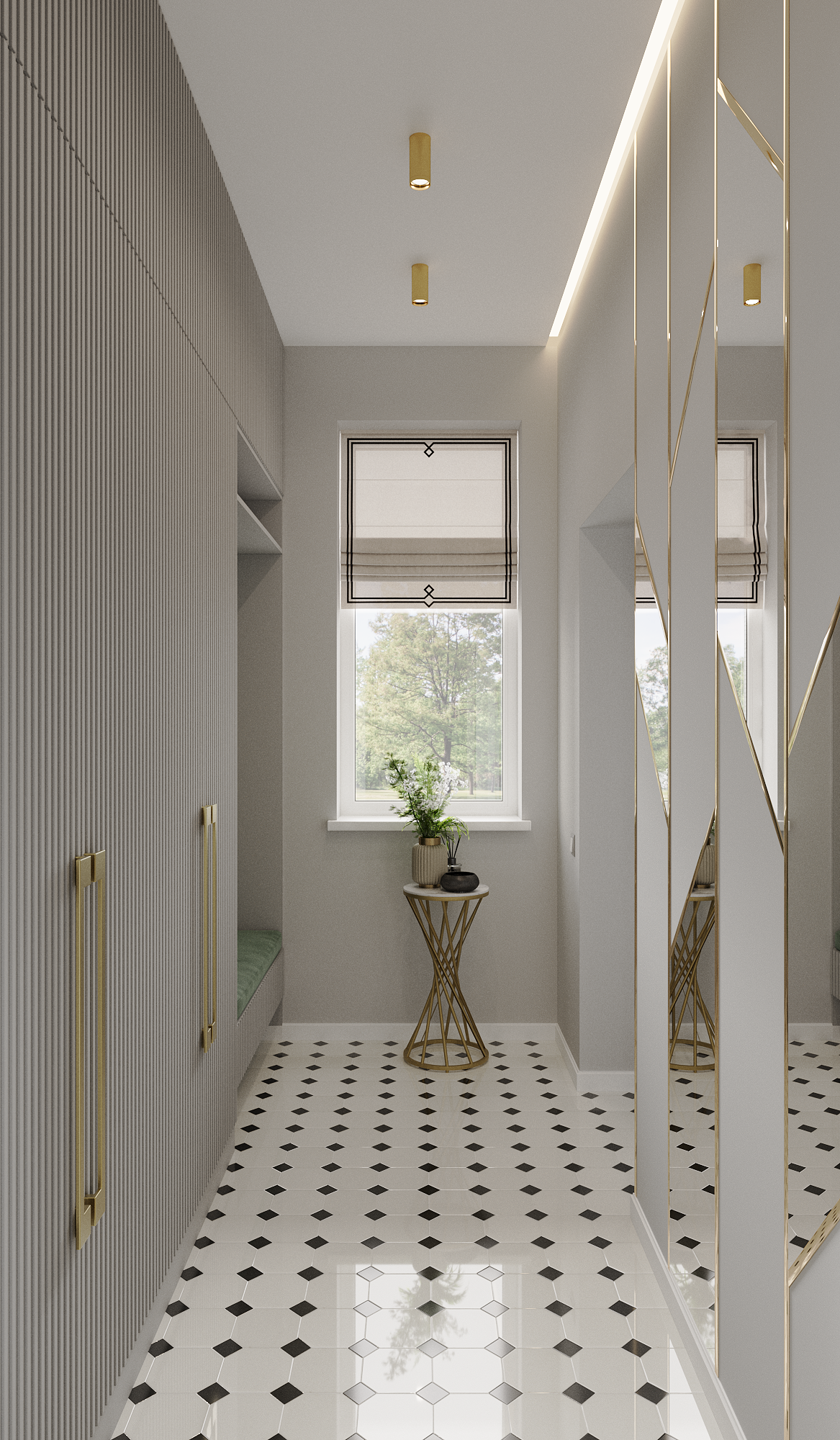 Частный дом в стиле арт-деко. Дизайнер интерьеров Ростов-на-Дону Кристина Карпенко