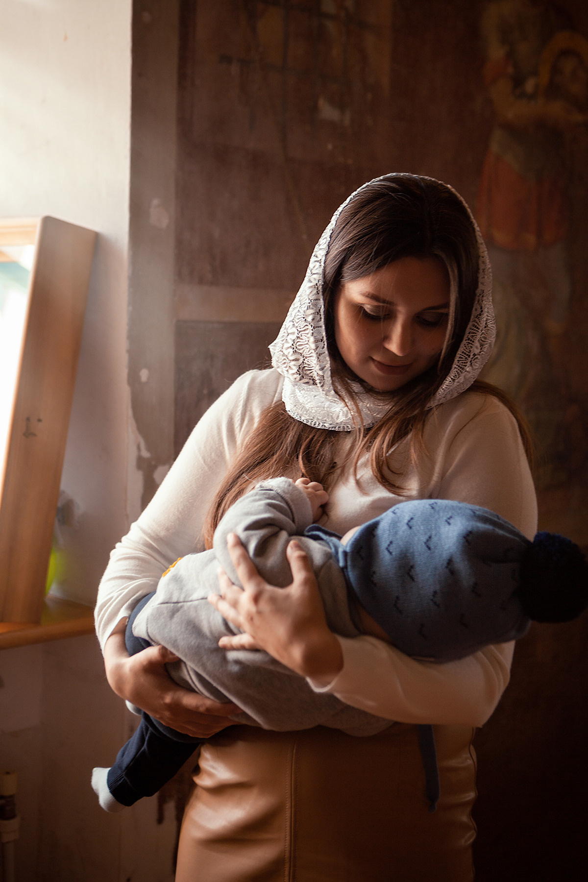 Крещение в храме Усекновения Главы Иоанна Предтечи. Фотограф Александра Горюнова ❘ Рязань
