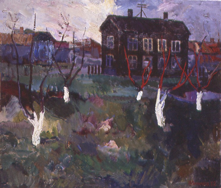 «Сад» 1962 год Собр. Д. Томас. Мадрид. Художник Величко Вадим Семёнович