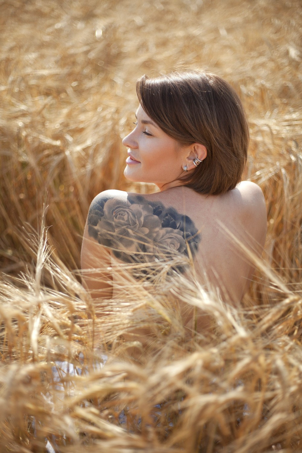 В поле. Фотограф Мария Кольцова