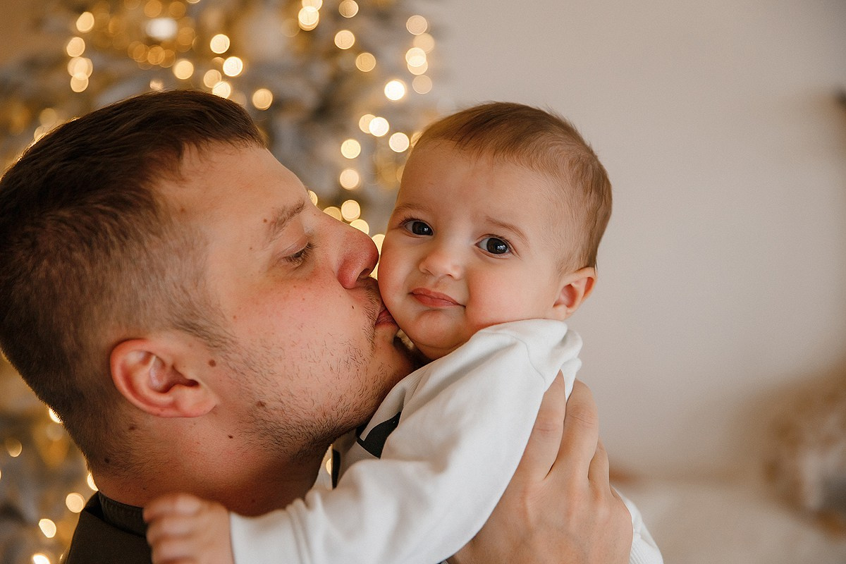 Зимняя фотосессия в студии. Фотограф Олеся Жомер