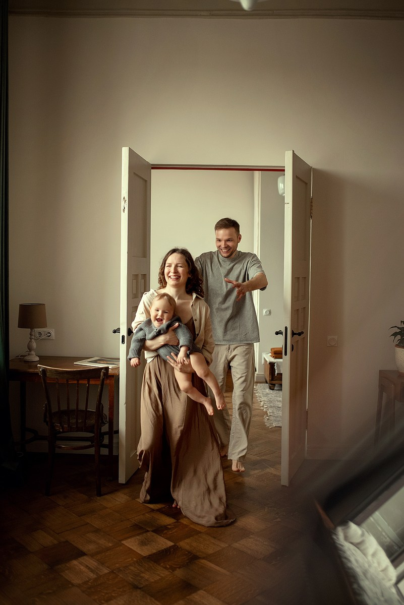 Домашняя съемка с малышом. Семейный фотограф Татьяна Надеждина | Москва, Московская область, Ярославль