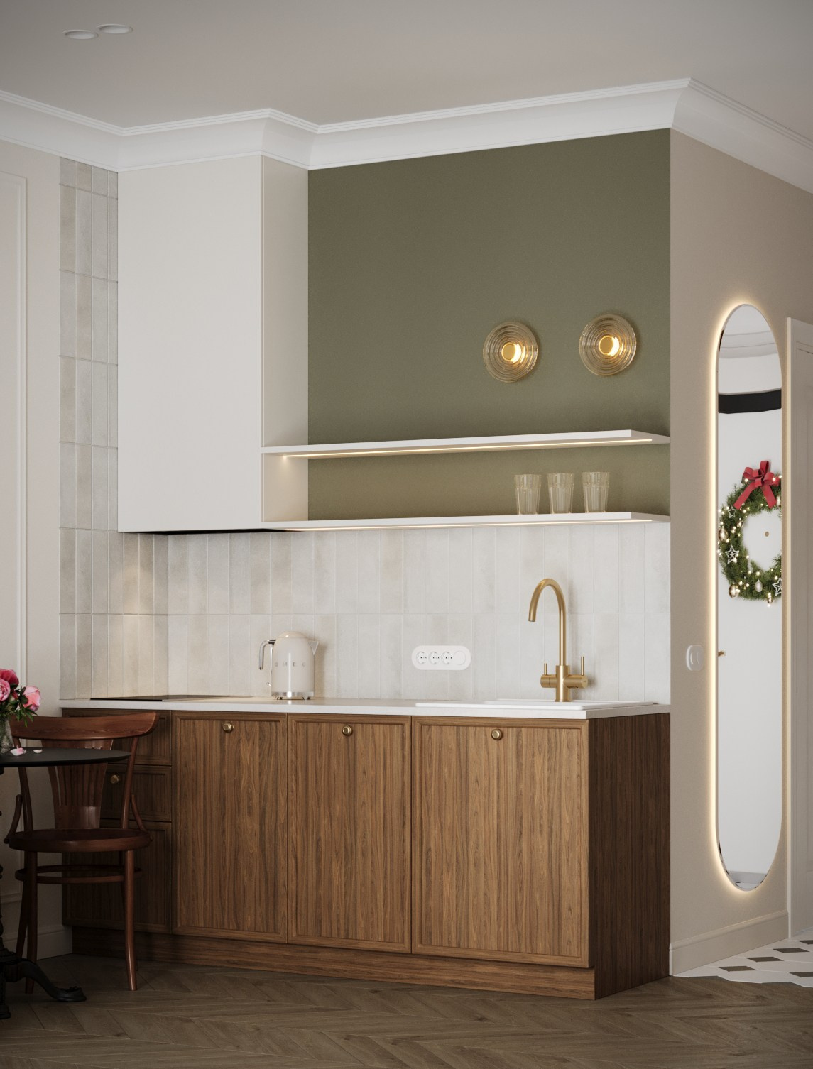 3Д визуализация квартиры ЖК Достижение 24 m². Заказать 3Д визуализацию интерьеров — Дарья Веденёва