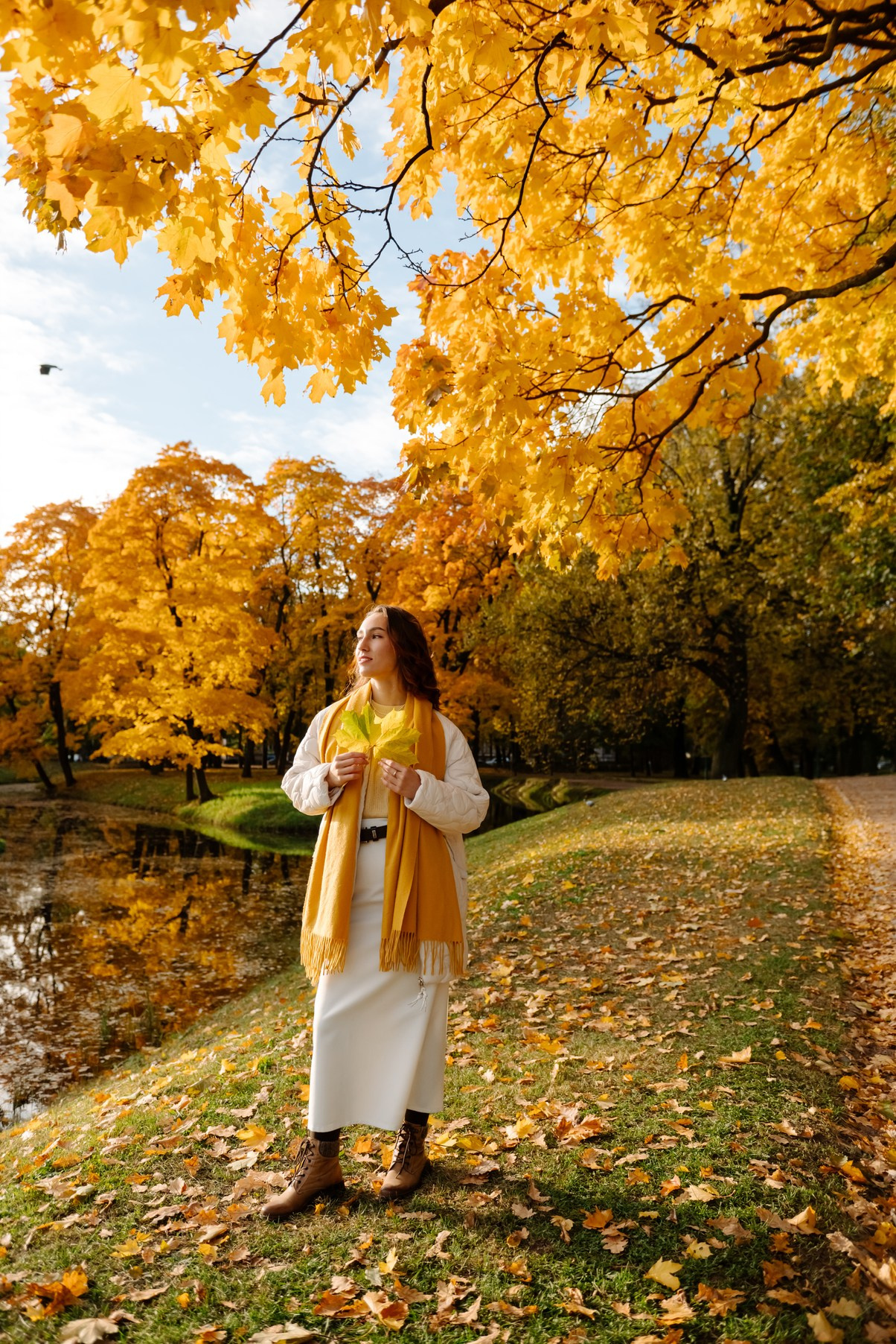 Осенняя фотосессия в Питере в Таврическом саду. Свадебный и сеейный фотограф в Санкт-Петербурге Елена Худякова