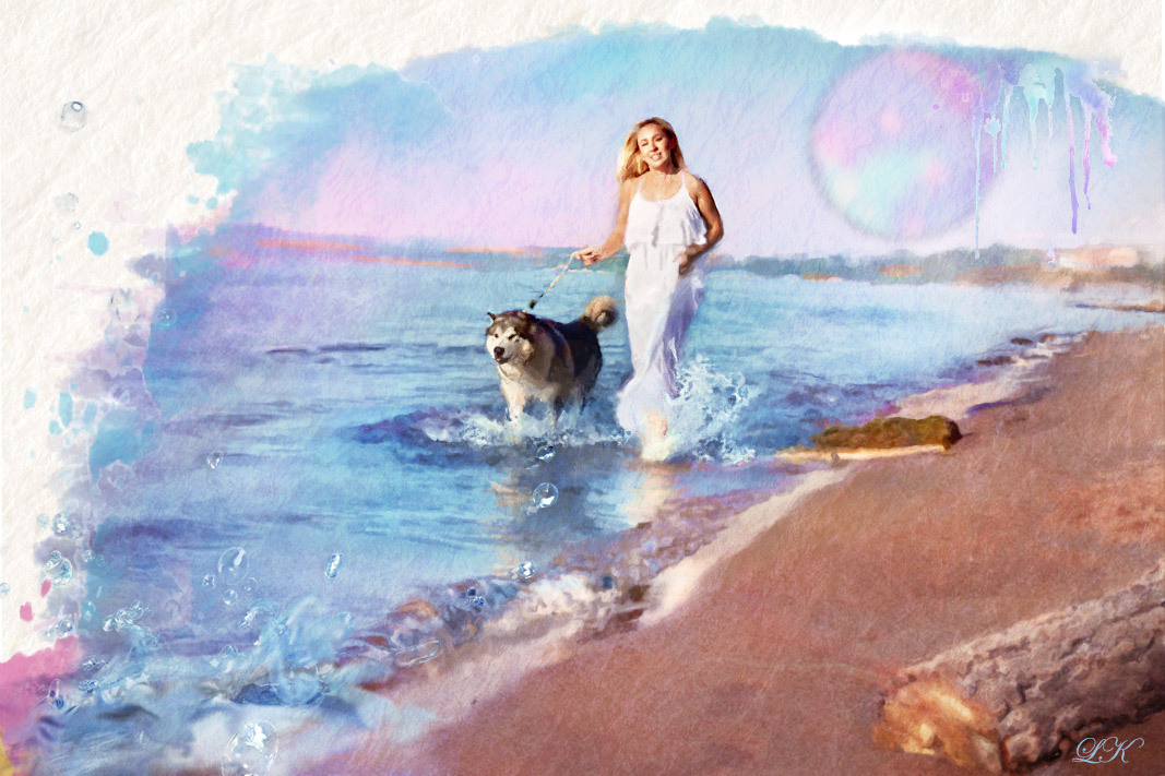 Акварельный рисунок по фотографии