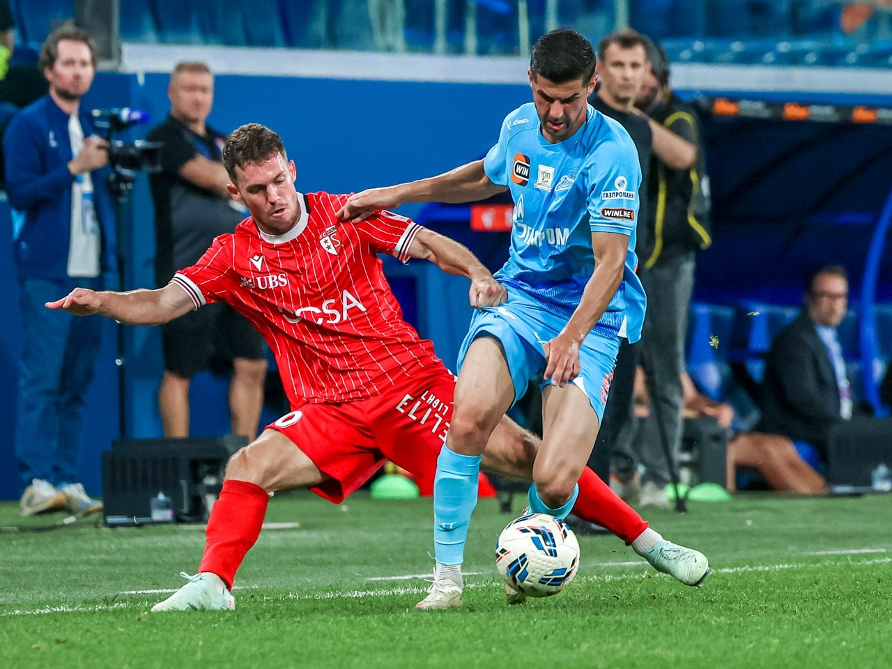 Фото отчёт. ФК Зенит- ФК Сьон. Спортивный кадр- сообщество спортивных фотографов РФ