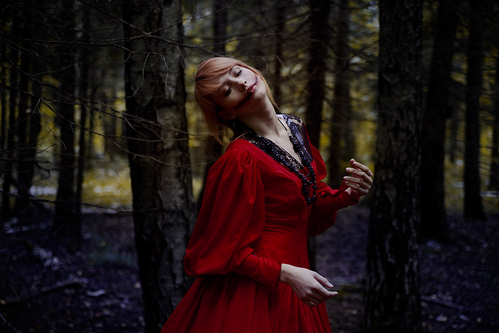 (18+) Lady in Red 31.08.2014. Постановочная съемка в Москве