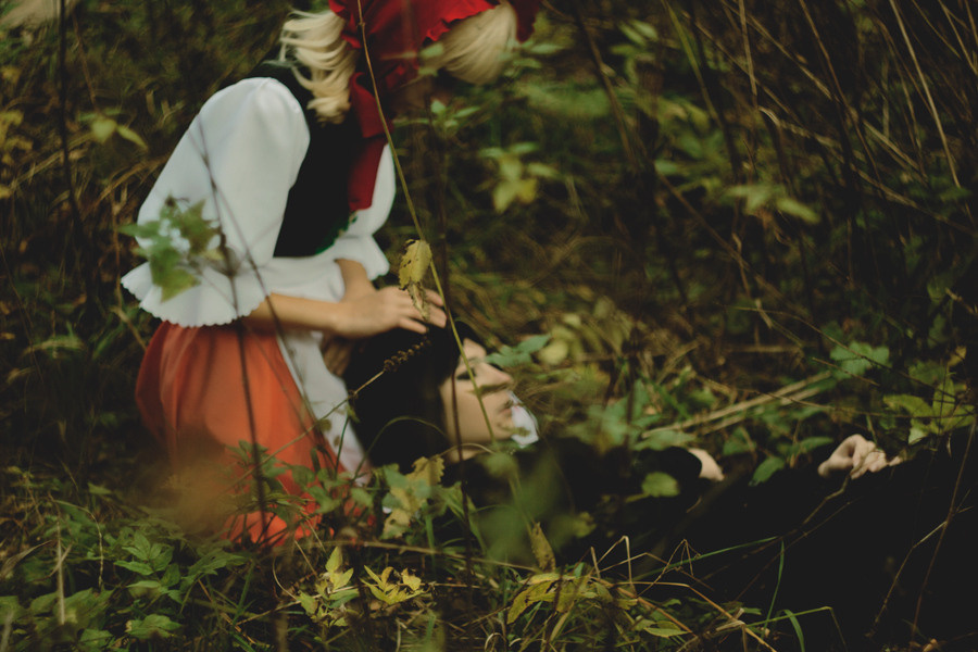 Red Riding Hood. Постановочная съемка в Москве