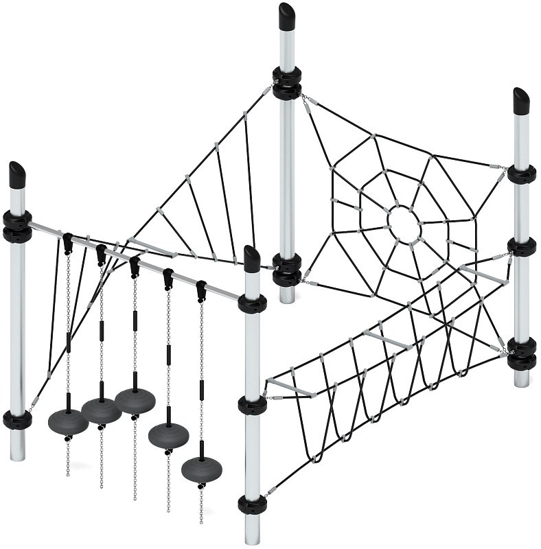 Спортивная серия СК 2.06.02 Габариты (ШхДхВ): 3380х2550х2380 Зона безопасности, мм: 6380х5550 Возрастные ограничения 5-12 лет