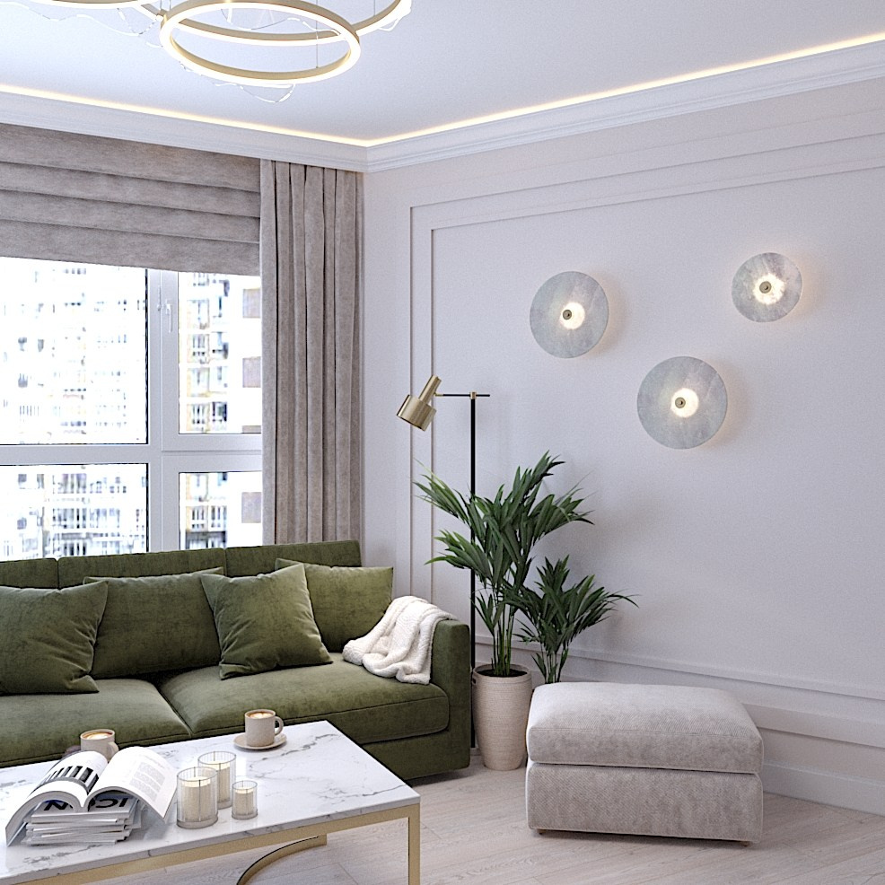 Квартира в центре города. Студия интерьерной визуализации и дизайна FishkaRom в Краснодаре и по всей России