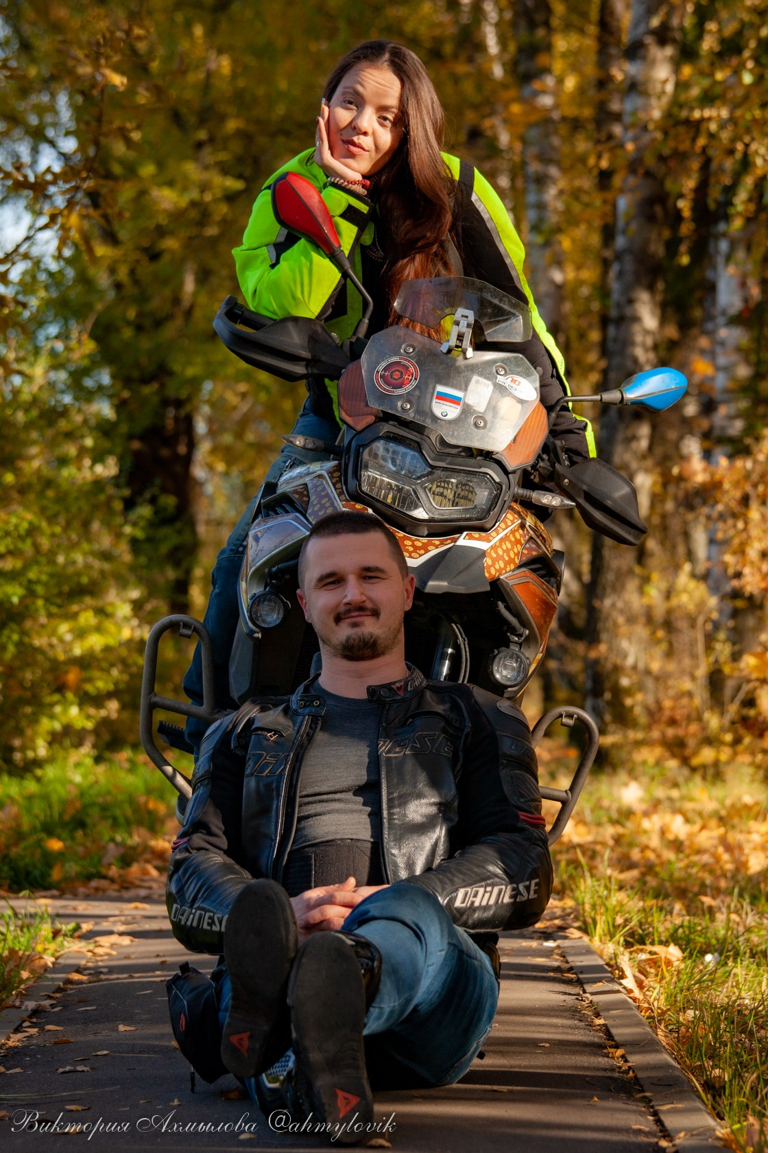 Маша Печенька (BMW GS1200). Виктория Ахмылова. Фотограф в Москве