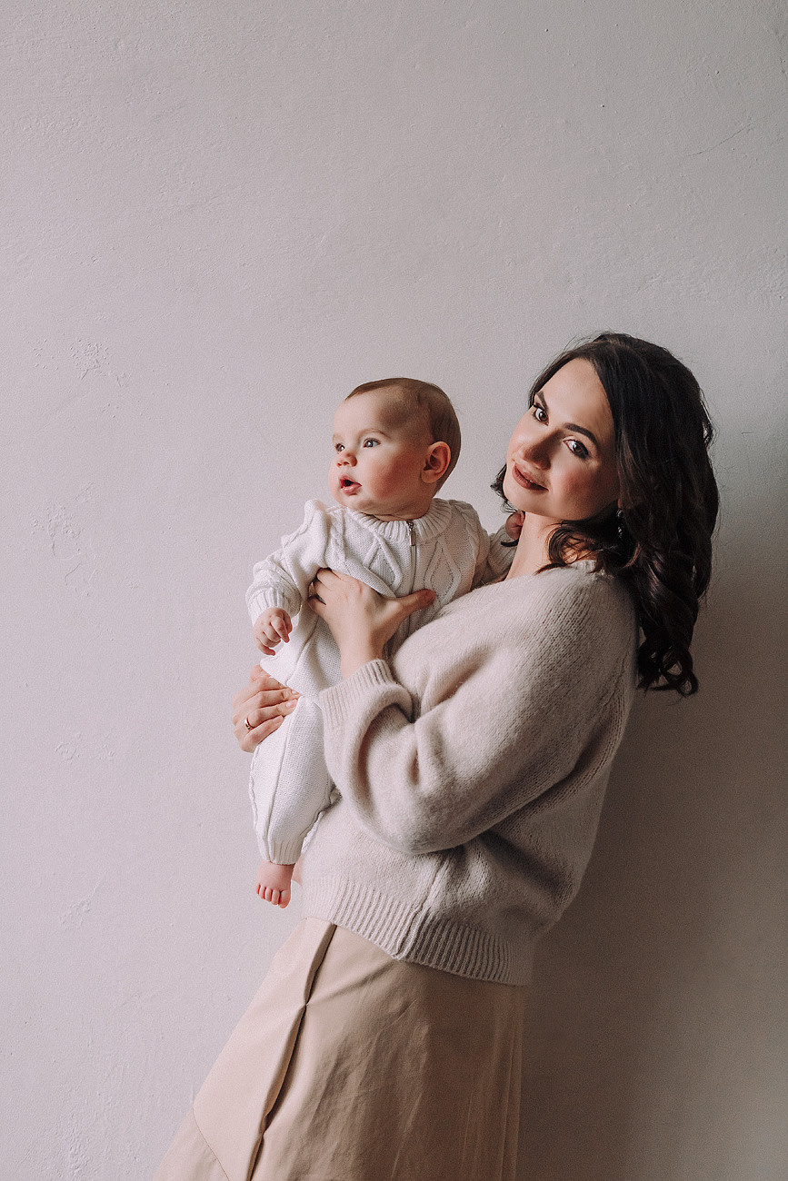 Семейная в студии. Свадебный и семейный фотограф Москва Екатерина Верижникова