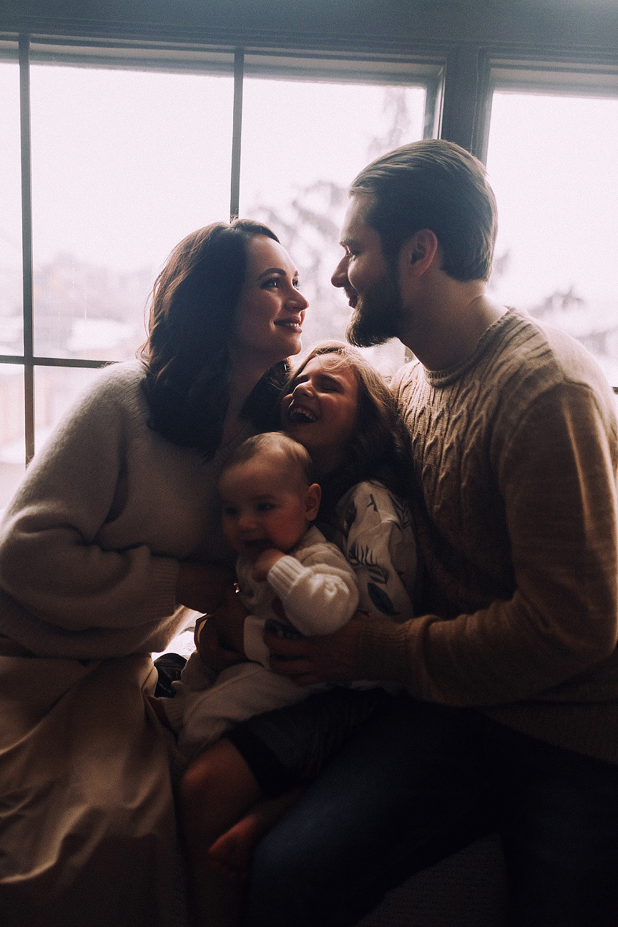 Семейная в студии. Свадебный и семейный фотограф Москва Екатерина Верижникова