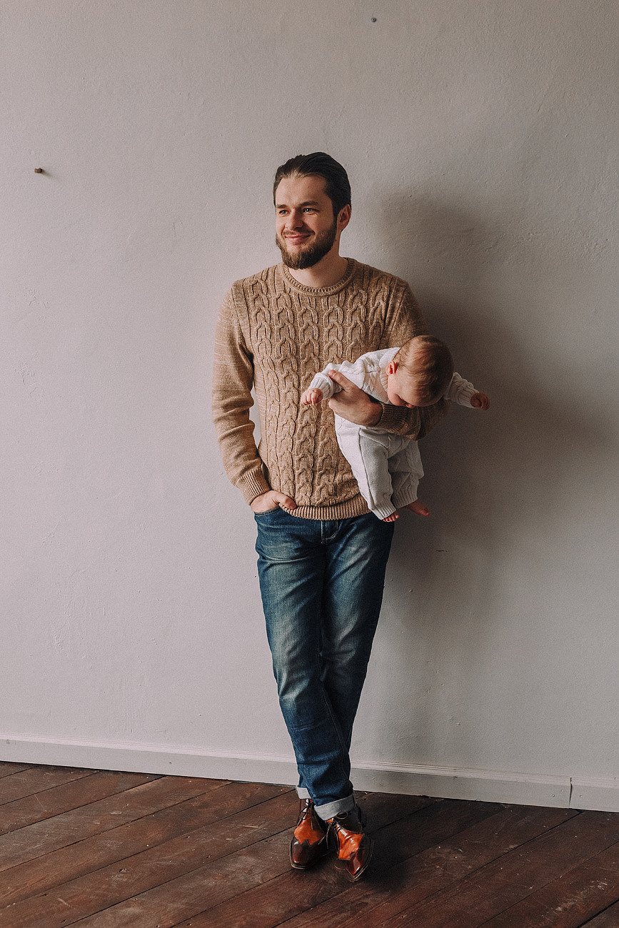 Семейная в студии. Свадебный и семейный фотограф Москва Екатерина Верижникова