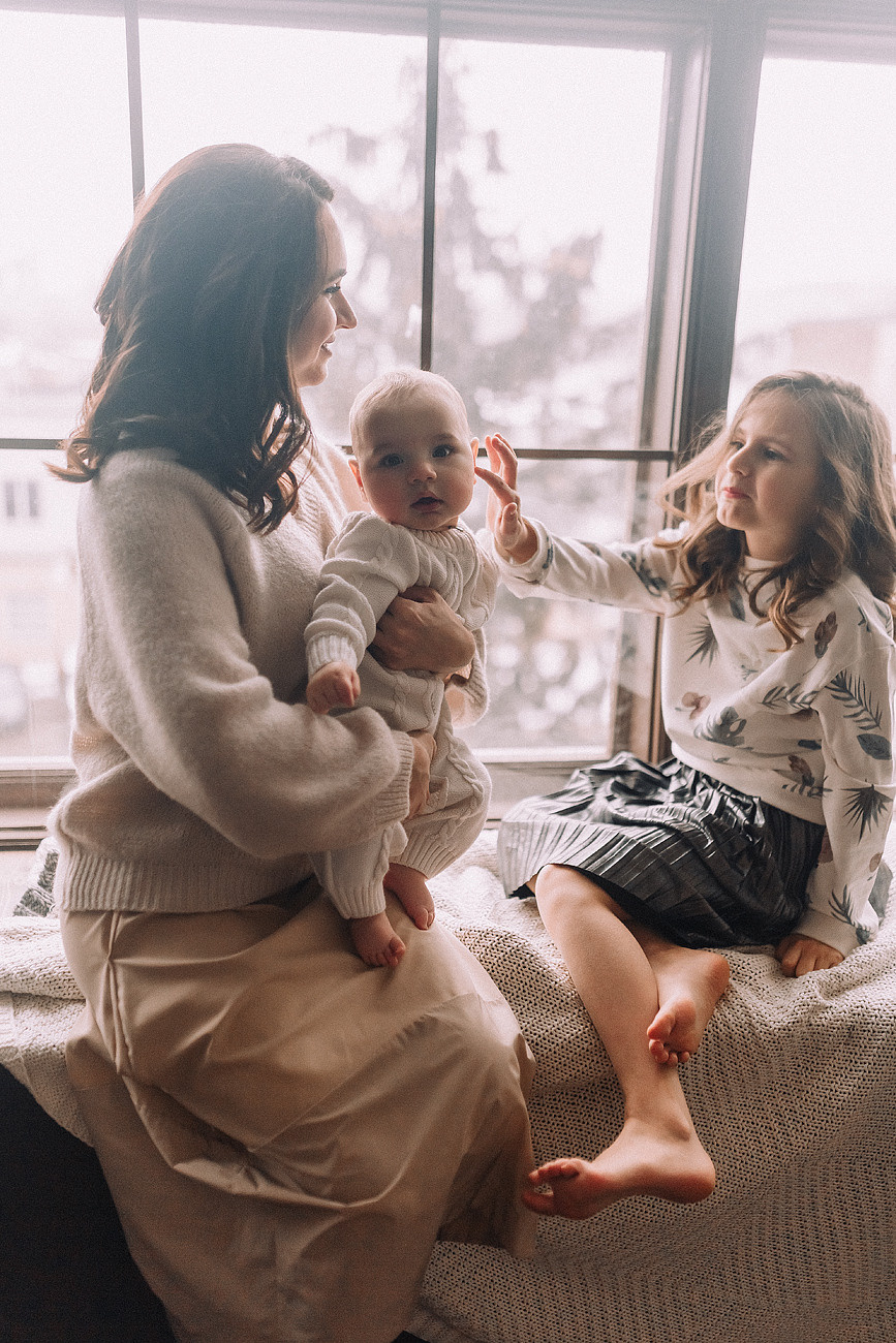 Семейная в студии. Свадебный и семейный фотограф Москва Екатерина Верижникова