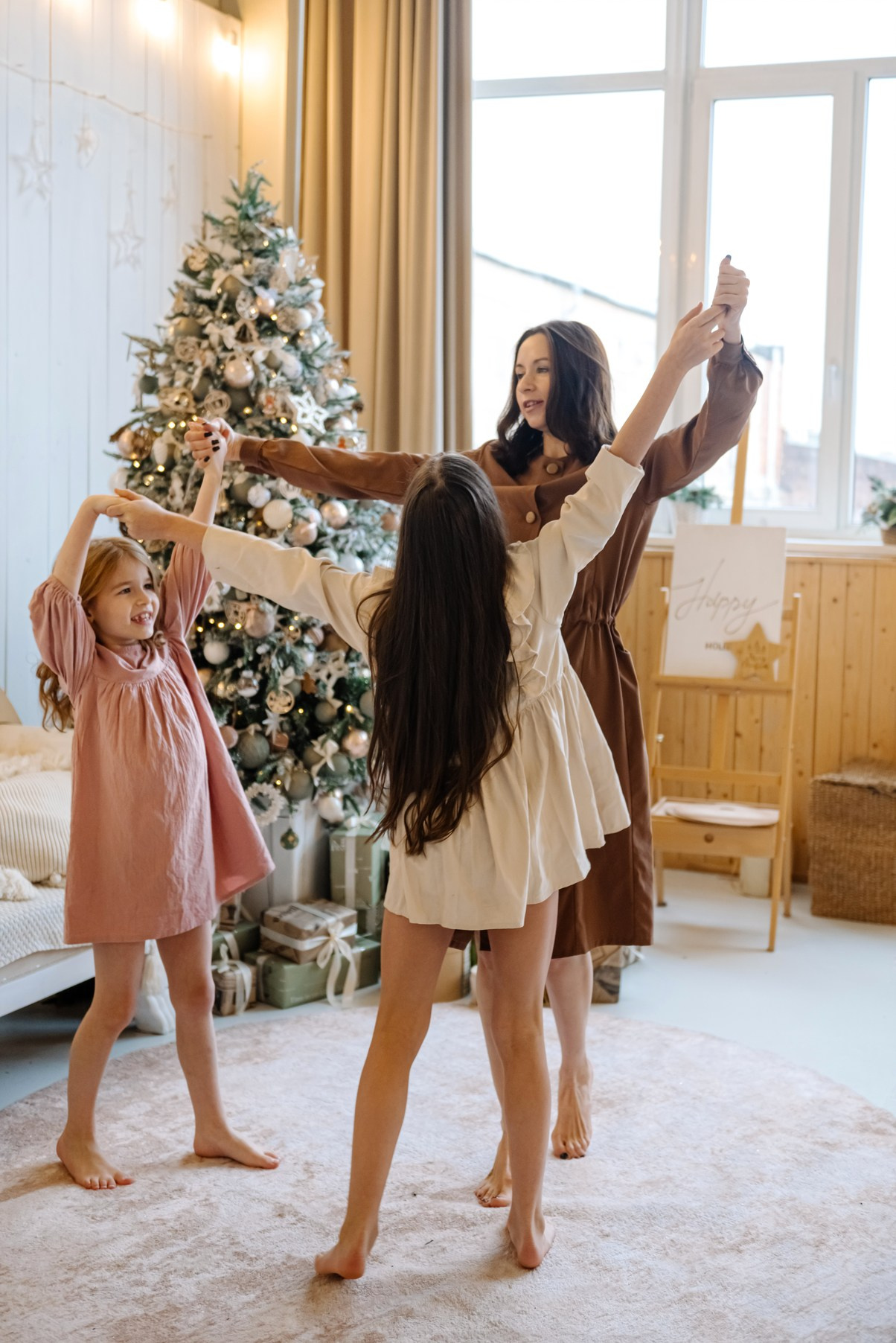 Семейная. Евгения с дочками. Свадебный и сеейный фотограф в Санкт-Петербурге Елена Худякова