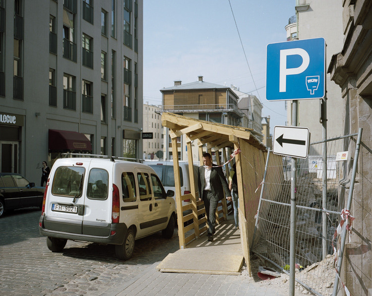 Central Riga. Pigment print 100x105 cm