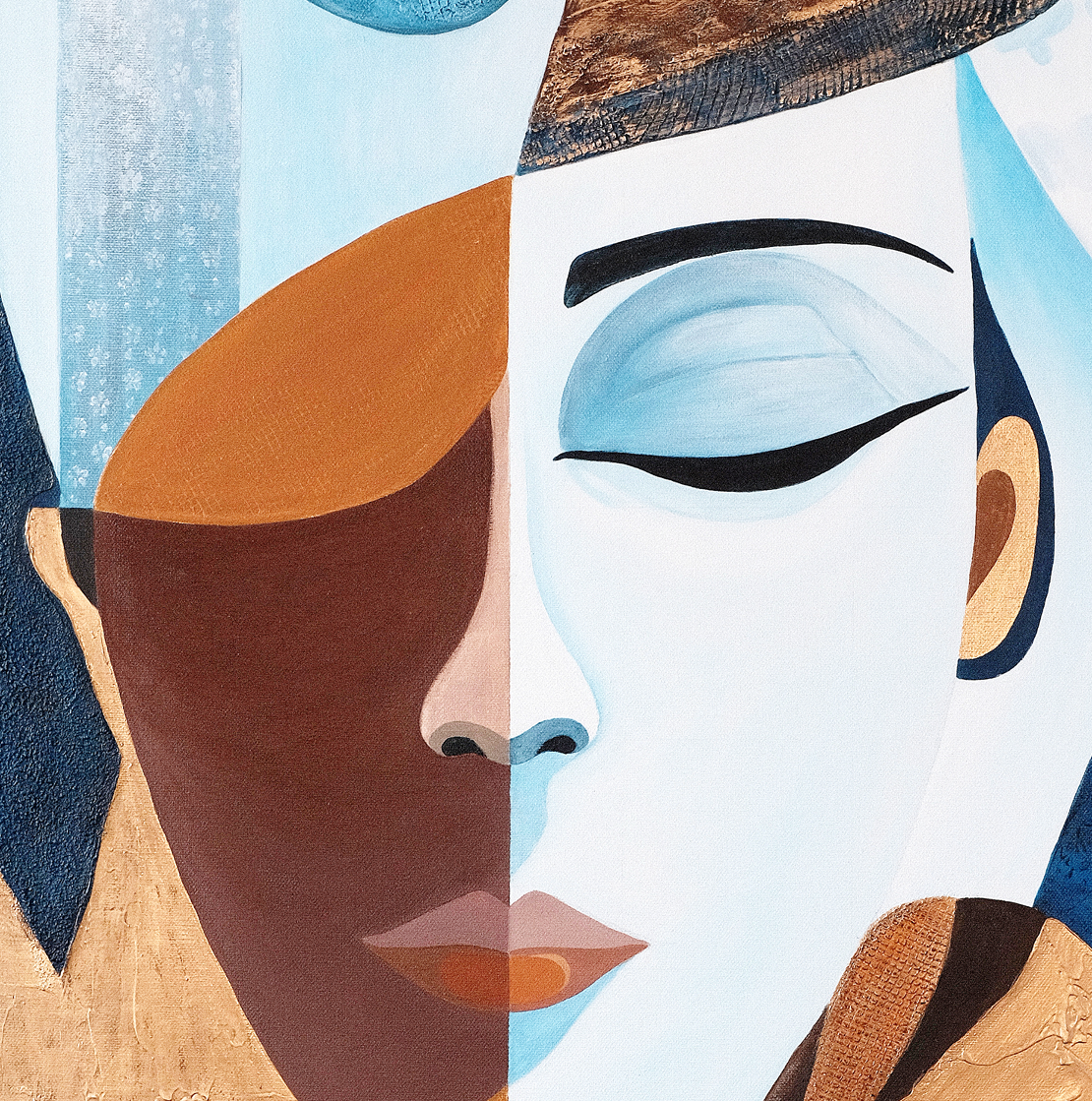 Дуальность. Художник Анастасия Кисткина, Петербург