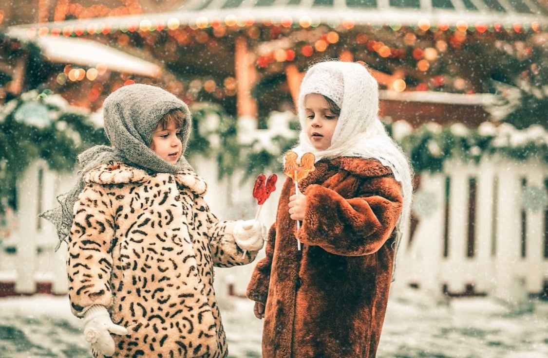 НОВОГОДНЯЯ МОСКВА. Выпускные альбомы, Татьяна Дёмина, Школьный фотограф, Москва