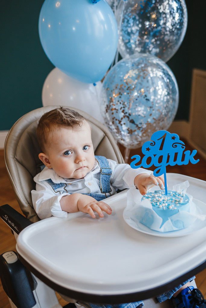 Тимуру годик. Семейный фотограф Николаева Ольга