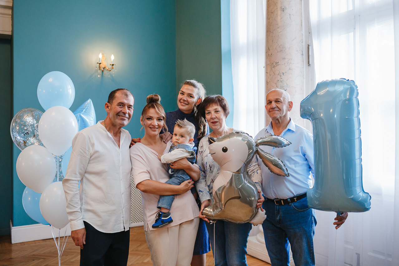 Тимуру годик. Семейный фотограф Николаева Ольга