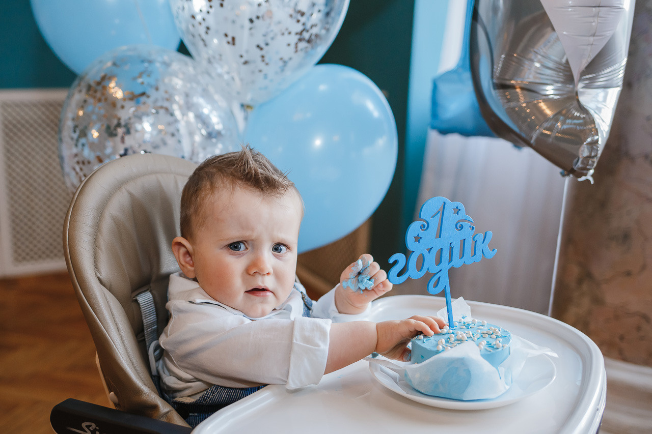 Тимуру годик. Семейный фотограф Николаева Ольга
