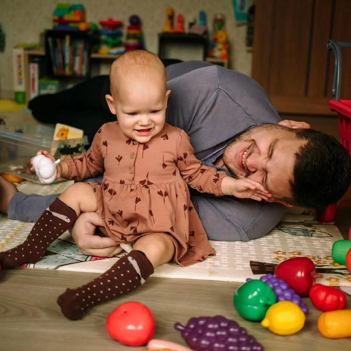 Наш папа не любит фотографироваться