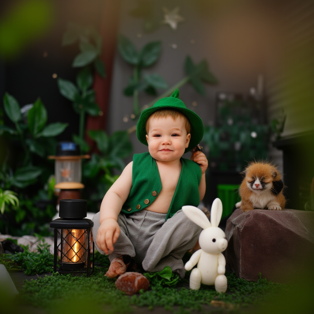 Фотосессия в Сказочном Лесу. Детская Фотостудия ГОДОВАСИКИ в Санкт-Петербурге фотосесия на годик