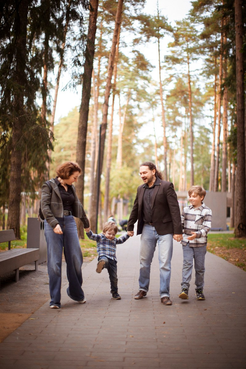 Лия, Макс и дети. Фотограф Наталья Штукина