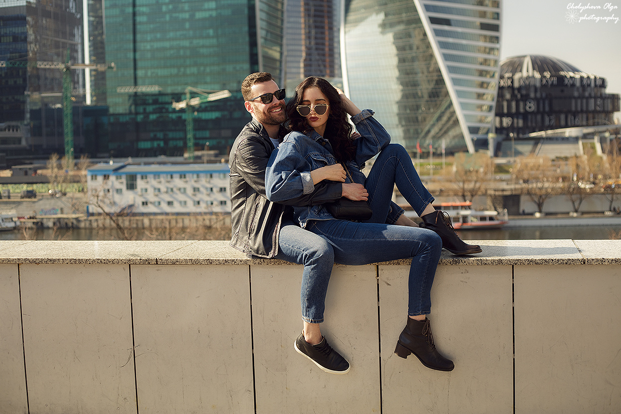 Москва Сити  небоскребы фотосесссия. Будуарный и женский портретный фотограф Москва