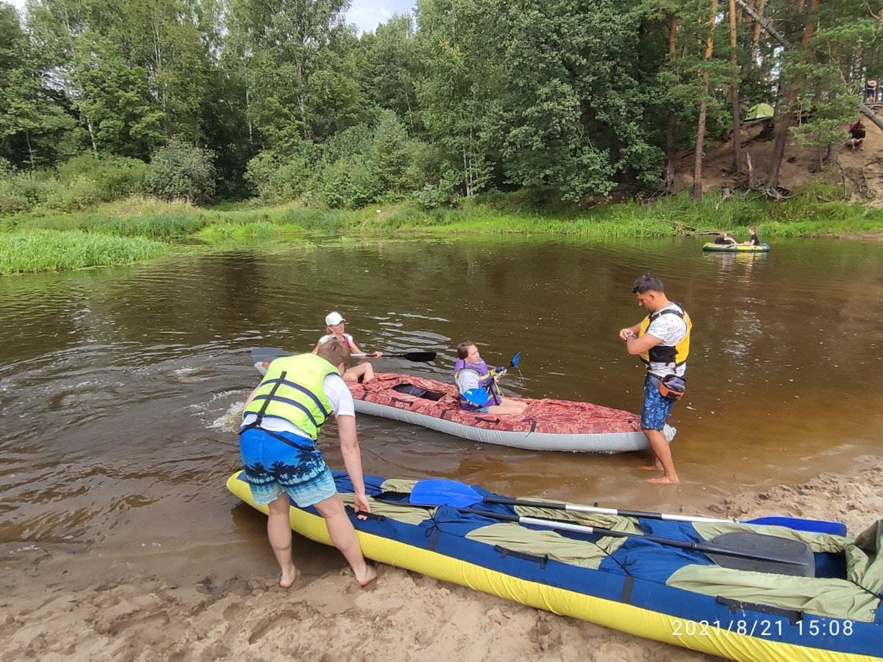 Сплав на байдарках 21.08.21. Галерея Фантим