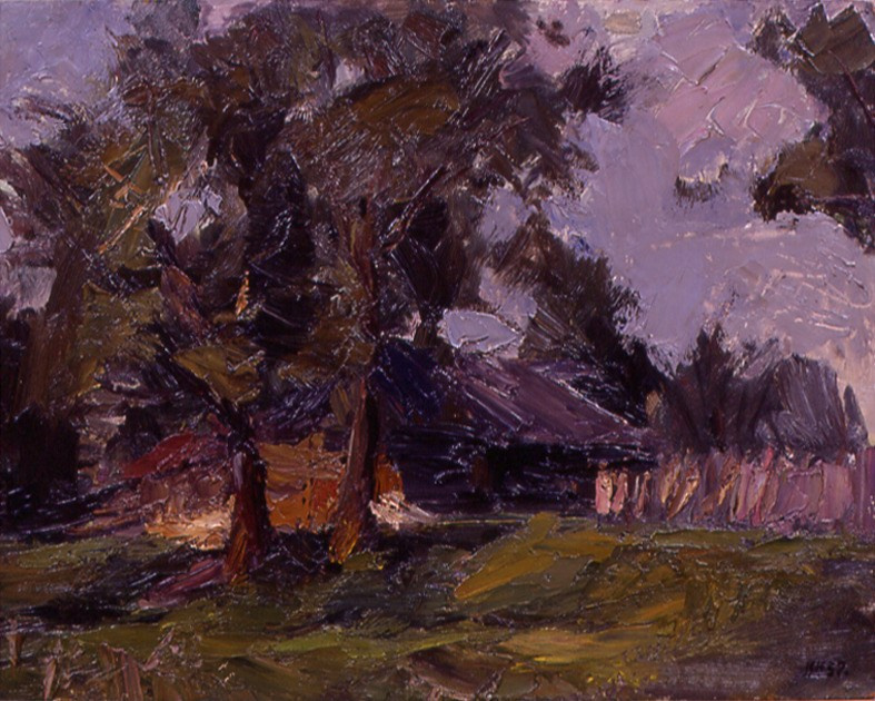 «Этюд» 1957 год Собр. Д. Томас. Испания. Художник Величко Вадим Семёнович