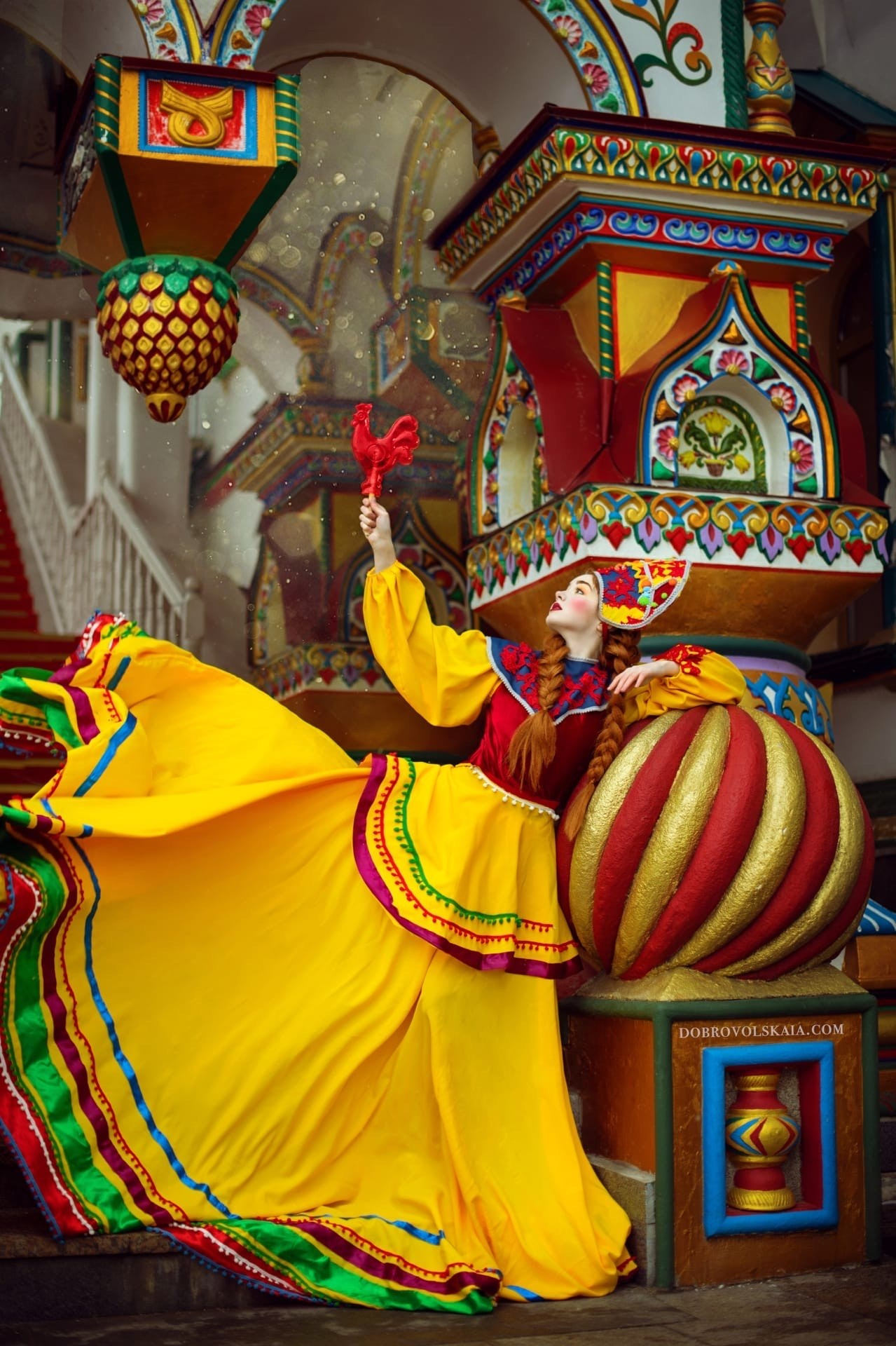 Масленица. Русские народные костюмы в Москве