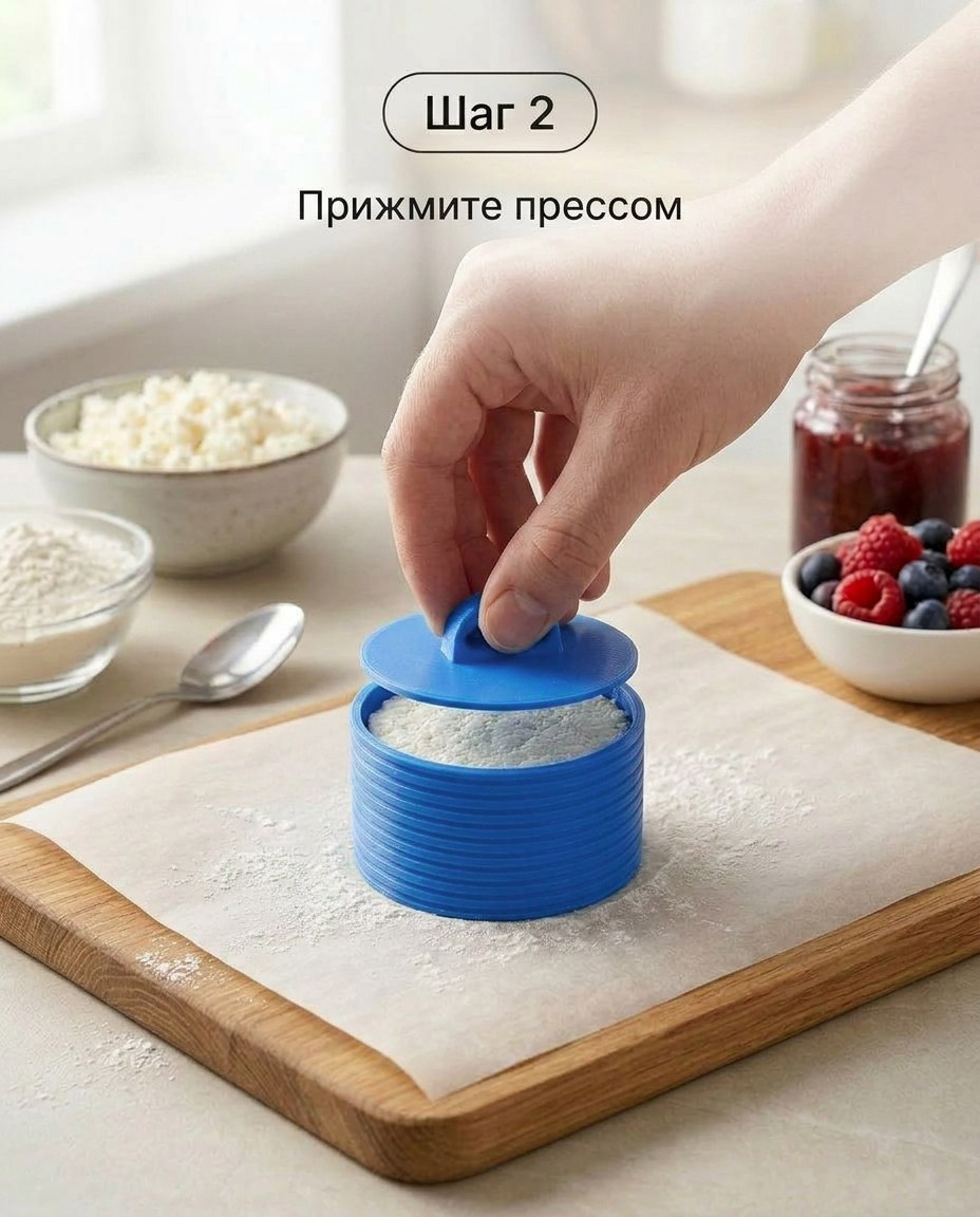 Пресс-форма для сырников. Фуд-фотограф в Санкт-Петербурге | Foodphotoschulz