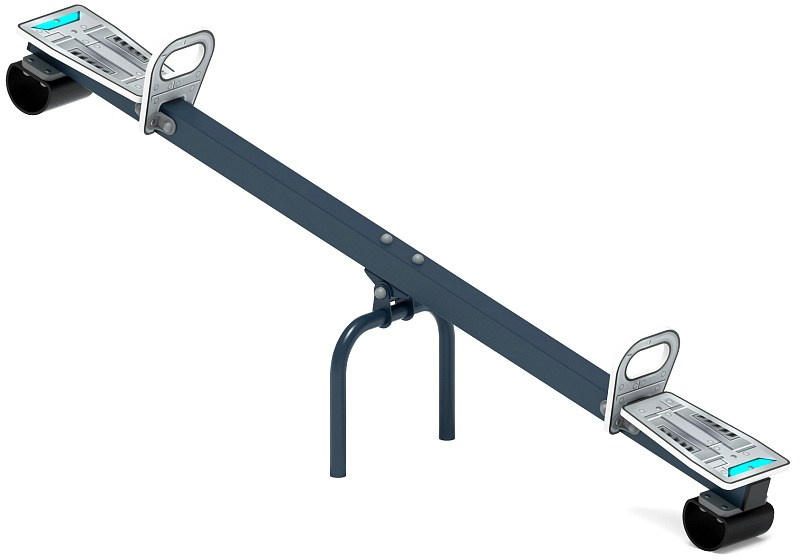 Качалка-балансир (Космопорт) ИО 21.М.01.03-01.И1                                                                                                                                 Габариты (ШхДхВ): 2500х400х750                                                                                                                                                                        Зона безопасности, мм: 4500х2400                                                                                                                                                       Возрастные ограничения от 4 до 8 лет