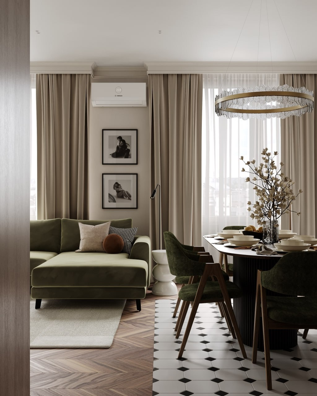 ЖК Homecity (совместно с seinteriors.art). Дизайнер жилых интерьеров в Новосибирске Олейник Ксения