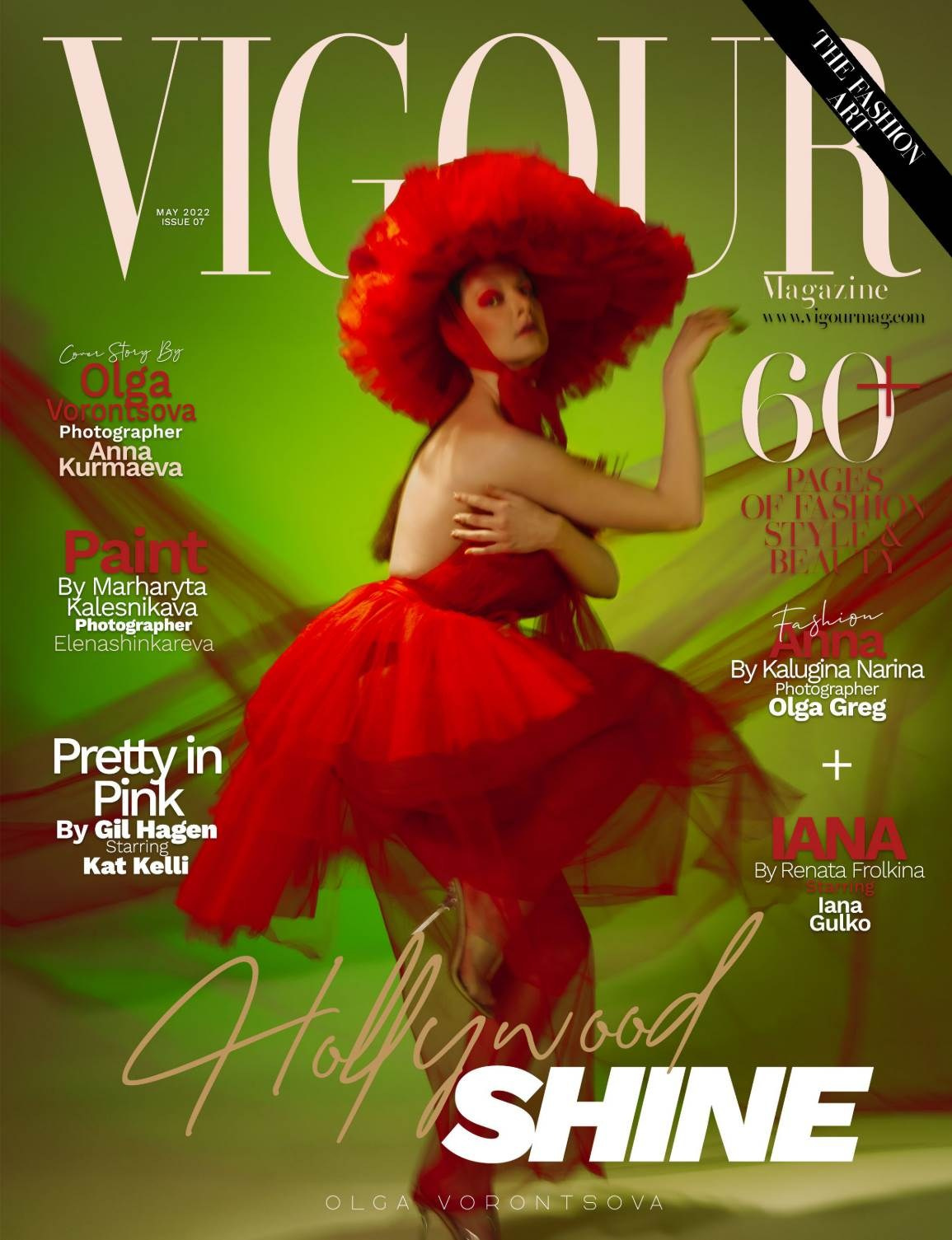 Обложки журналов. Art & Fashion фотограф Москва Анна Курмаева