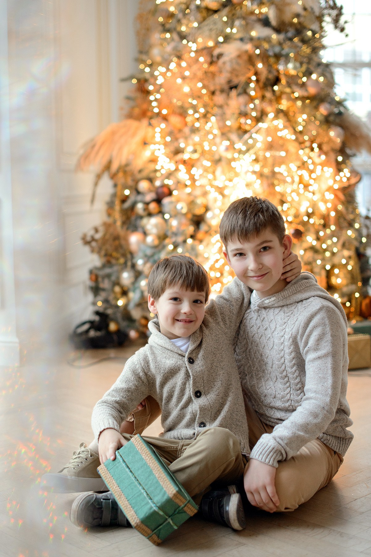 Family , Studio photo shoot at Christmas time