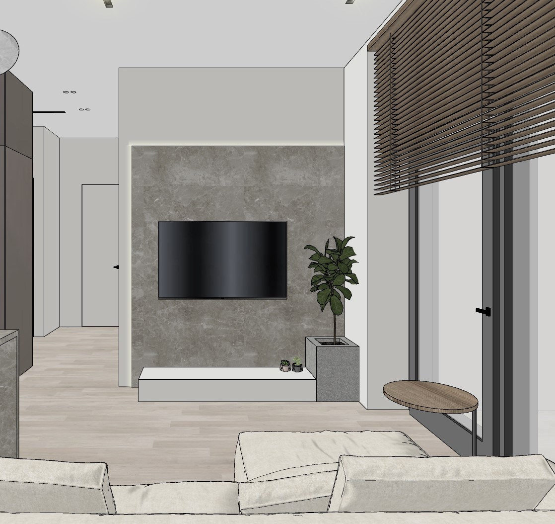 Концепция в SketchUp. ДИЗАЙН ПРОЕКТЫ | РЕМОНТ ПОД КЛЮЧ | Хабаровск