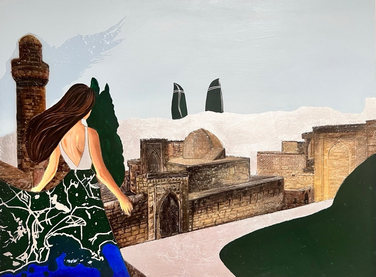 Серия «Волшебница Изумрудного Востока». Картины пейзаж