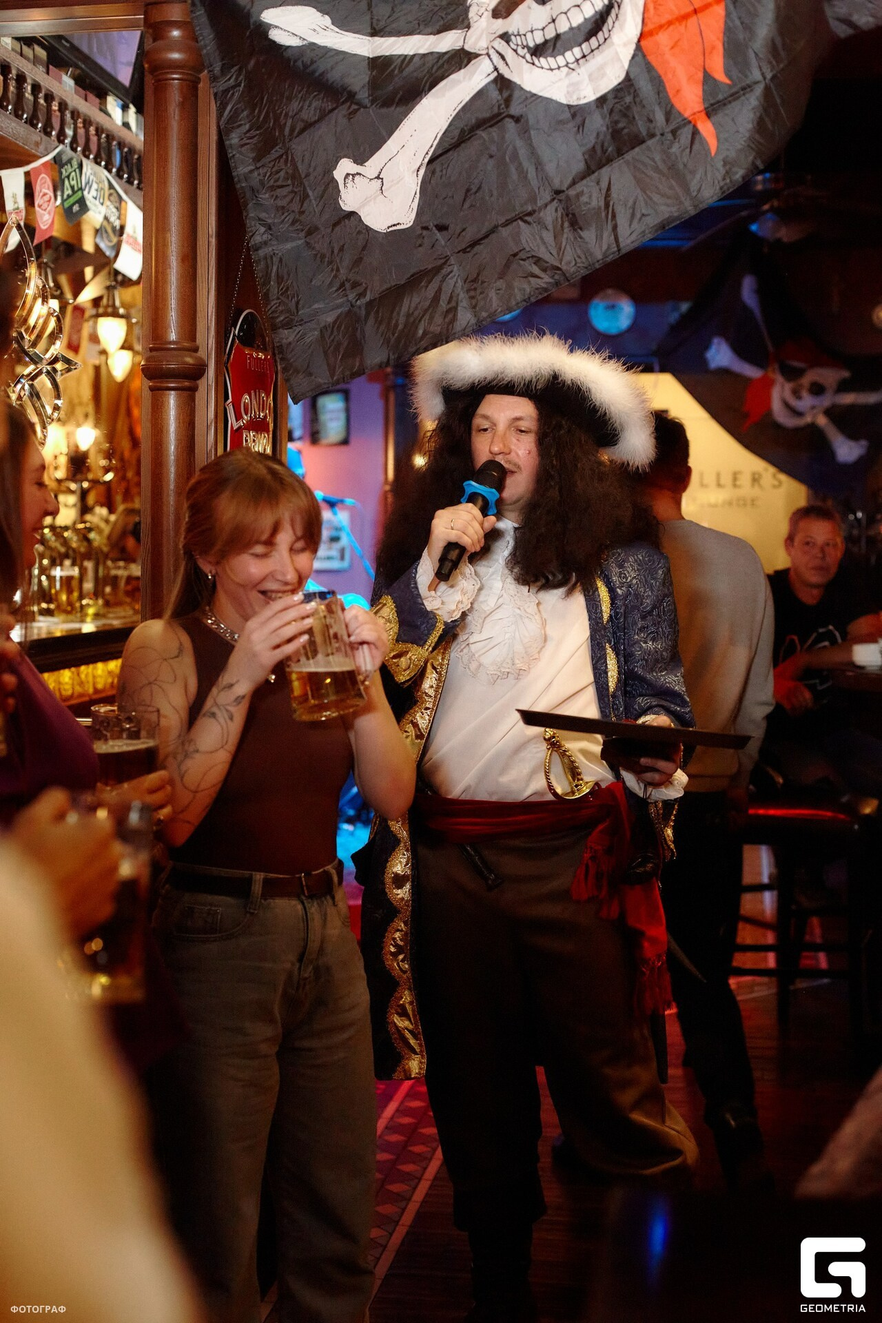 Пиратская вечеринка в ресторане FULLER’S. Виктория Ларина — Портретный профессиональный фотограф в Иркутске