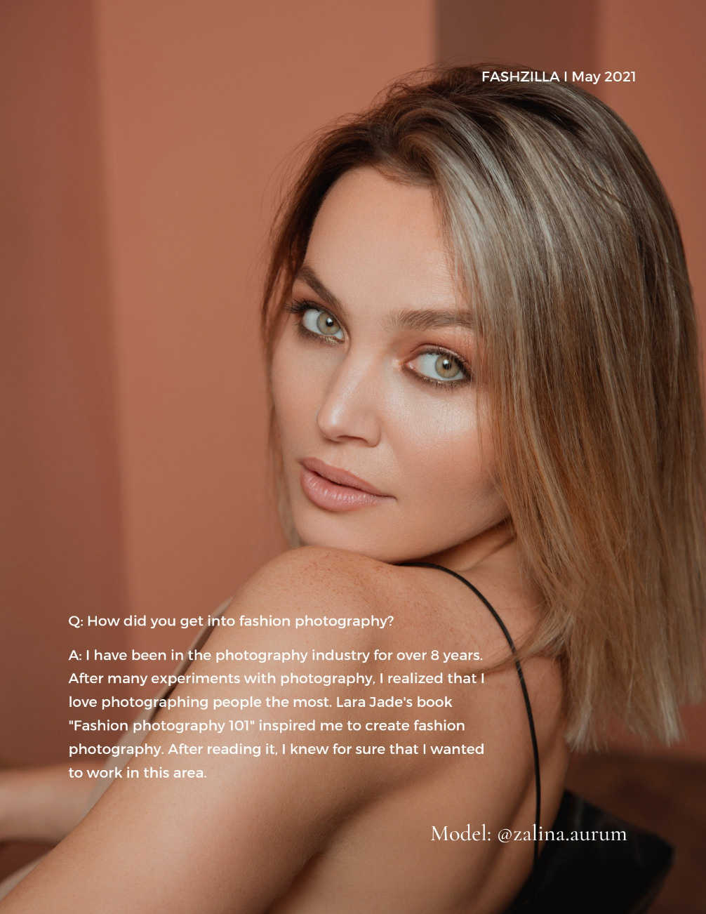 Fashzilla magazine | Interview. MARIA SOKOLOVA