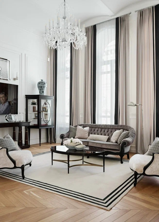 Американская классика. Современный стиль. Интерьеры де люкс