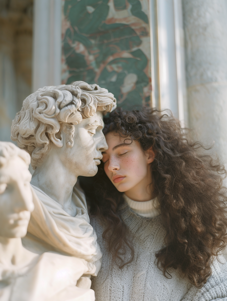 Мрамор. AI художник и фотограф Ольга Косина