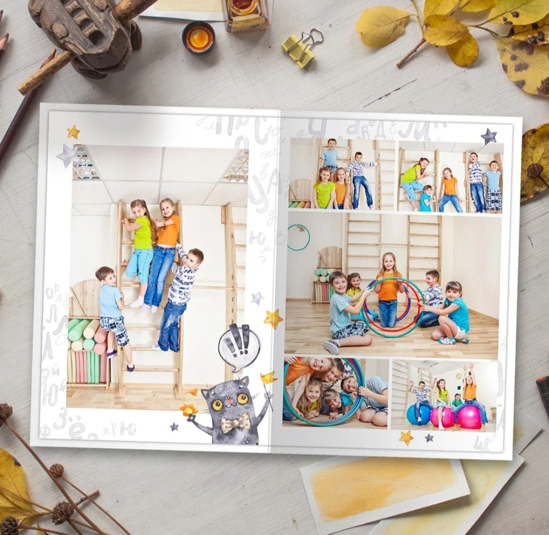 Дизайн «Кот ученый». Выпускные альбомы, индивидуальные фотосессии в Костроме