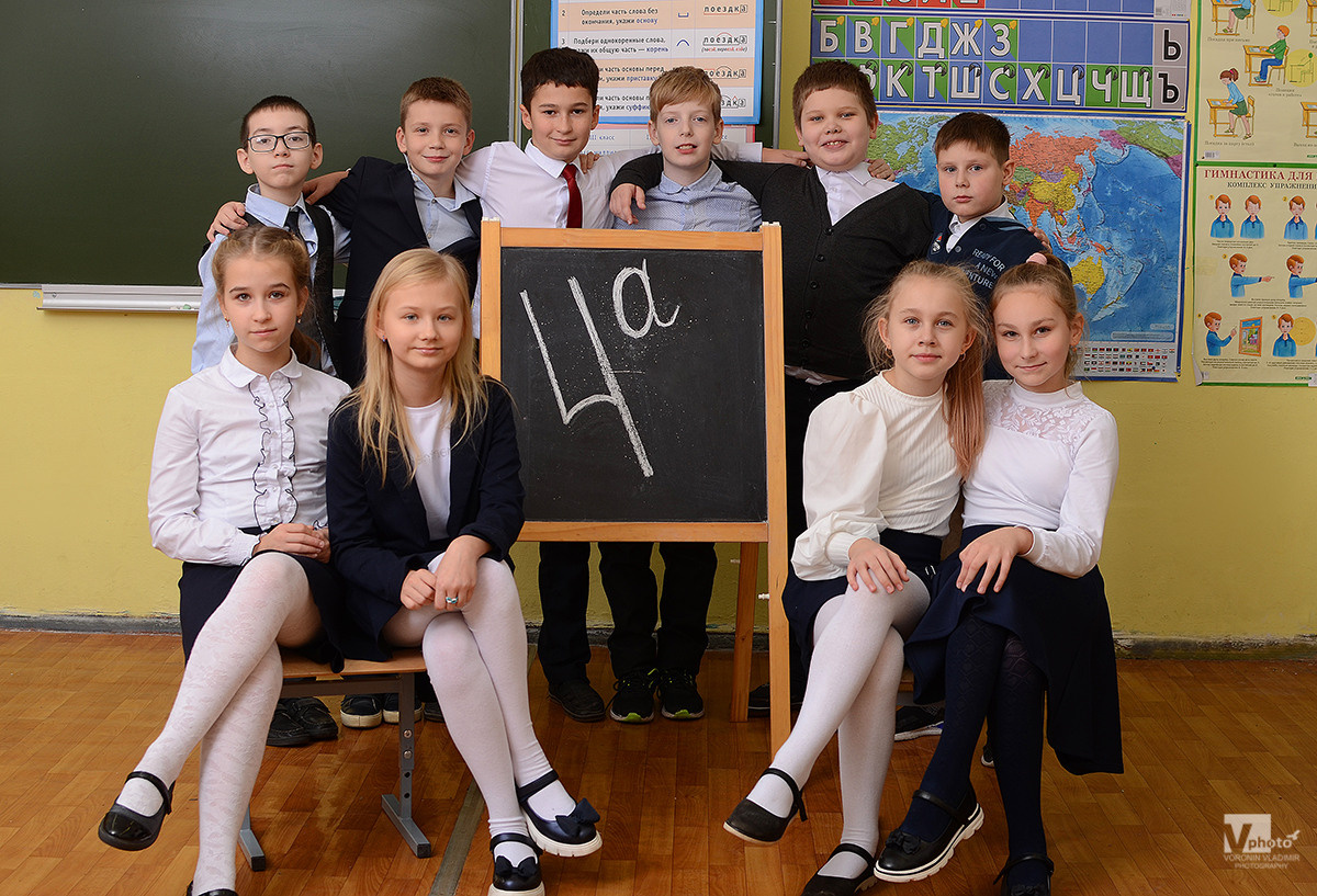 Школьная фотосессия. Фотограф Воронин Владимир
