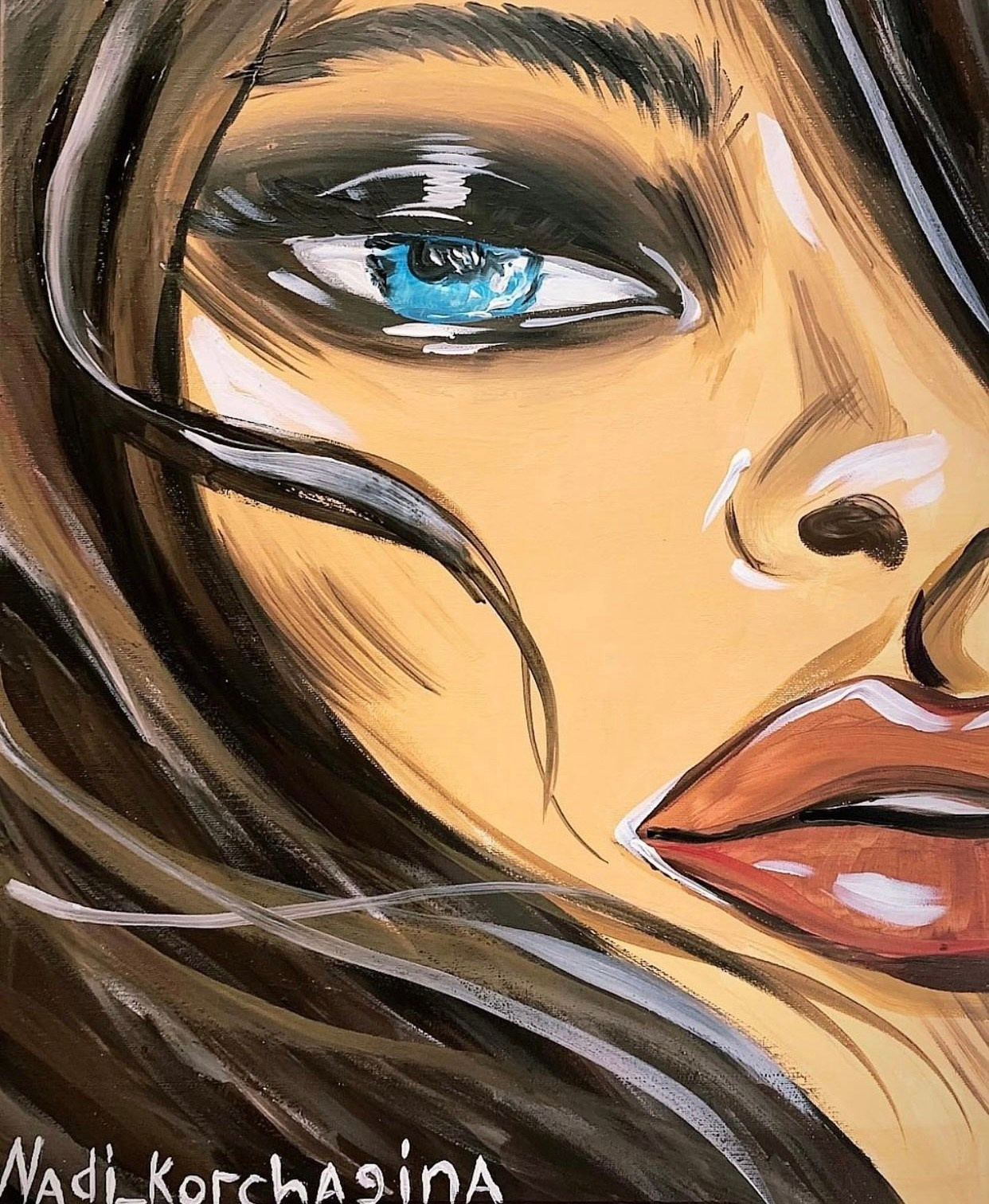 Мои картины. Художник интерьерных картин на заказ в Москве Nadi_Korchagina