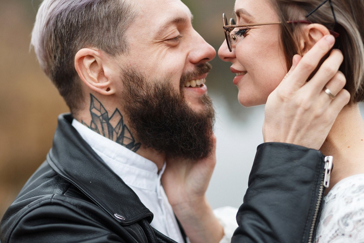 Стильная и дерзкая свадебная фотосессия на природе. Свадебный фотограф в Нижнем Новгороде и Москве Сергей Воробьев
