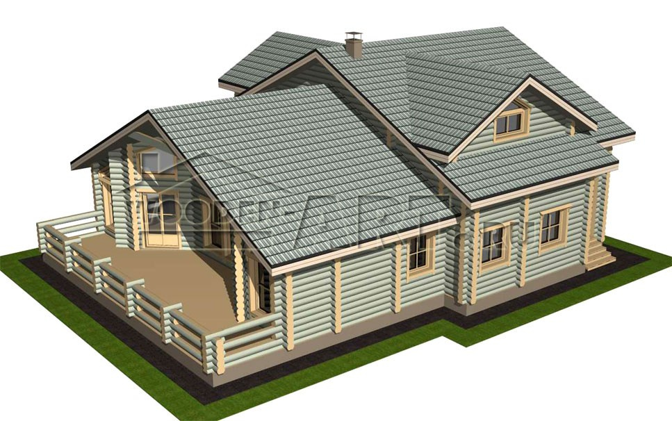 «Красное село» 504 кв. м. Проекты деревянных домов