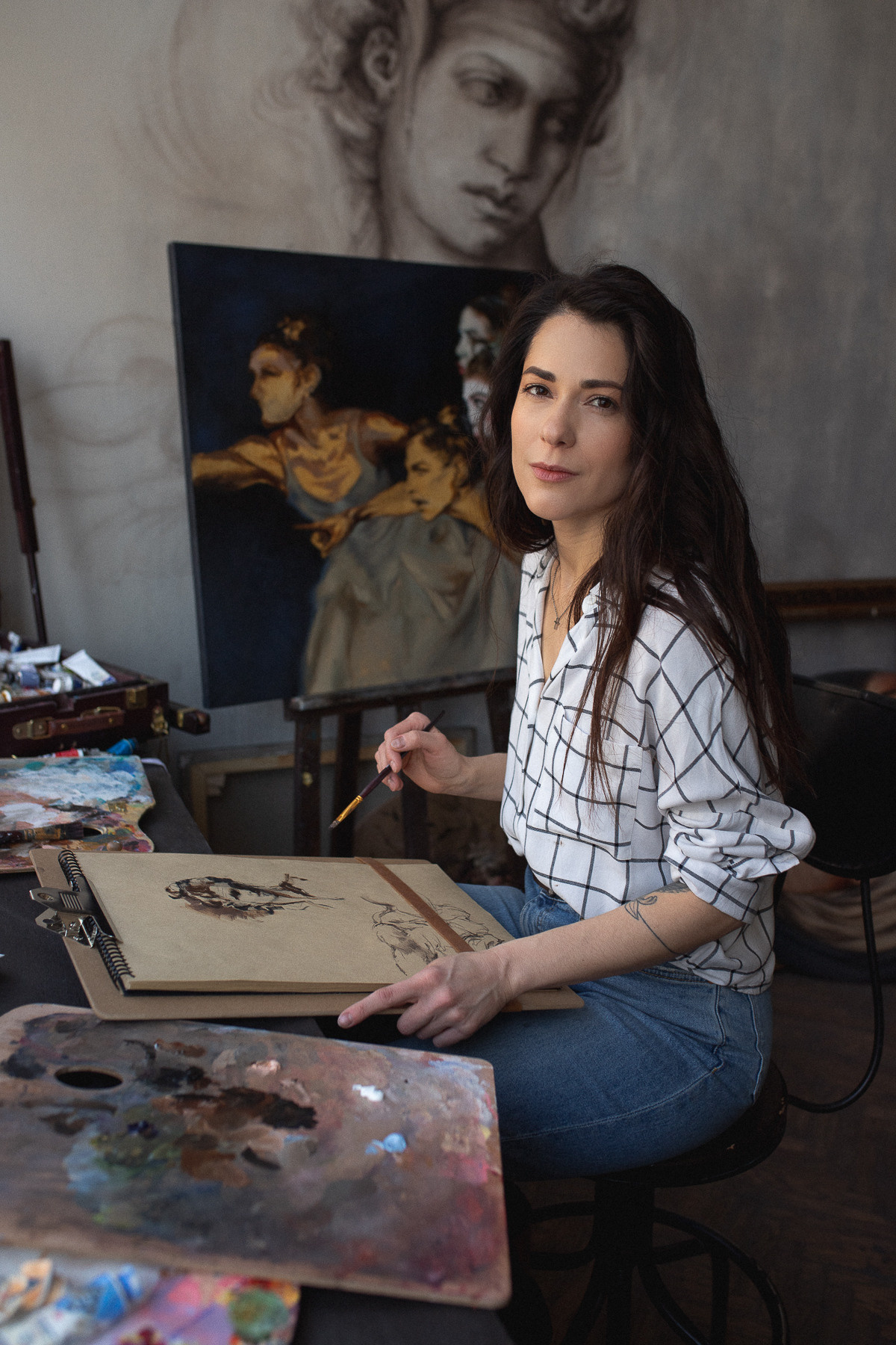 Эльмира. Фотосессия в мастерской. Алёна Берёзка фотограф Минск